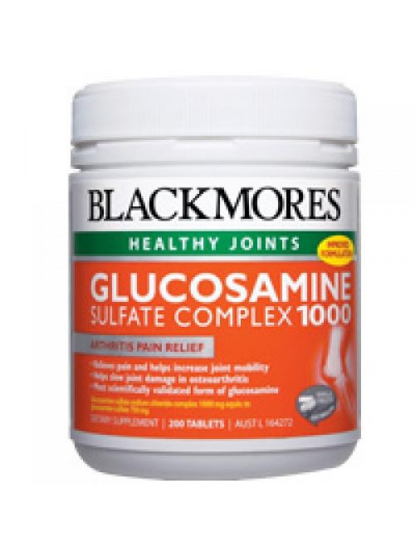 BLACKMORES - Glucosamine  Sulfate Complex 1000mg (200 capsules)