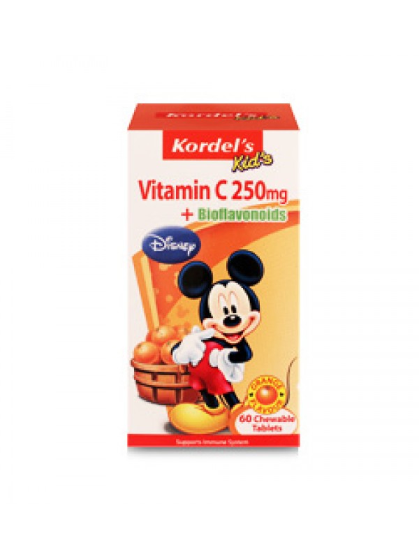 KORDEL'S - Kid's Vitamin  C250mg + Bioflavonoids (60 Chewable Tablets)